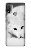  Moto G8 Power Hard Case White Arctic Fox