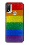  Moto G8 Power Hard Case Rainbow Gay LGBT Pride Flag