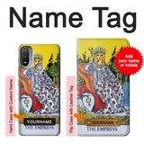  Moto G8 Power Hard Case Tarot Card The Empress with custom name