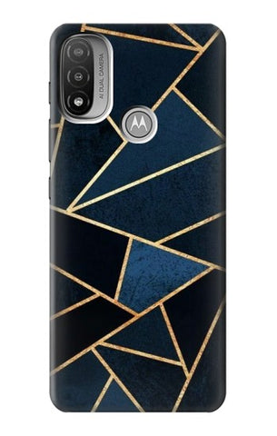  Moto G8 Power Hard Case Navy Blue Graphic Art