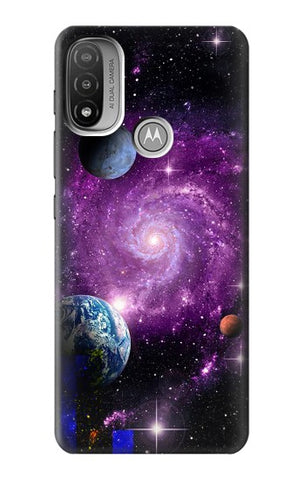  Moto G8 Power Hard Case Galaxy Outer Space Planet