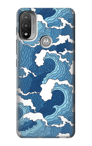  Moto G8 Power Hard Case Wave Pattern