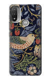  Moto G8 Power Hard Case William Morris Strawberry Thief Fabric