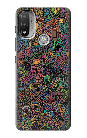  Moto G8 Power Hard Case Psychedelic Art