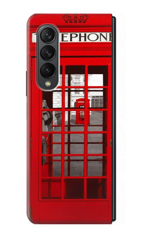 Samsung Galaxy Fold3 5G Hard Case Classic British Red Telephone Box