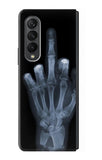 Samsung Galaxy Fold3 5G Hard Case X-ray Hand Middle Finger