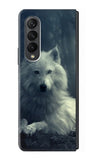 Samsung Galaxy Fold3 5G Hard Case White Wolf