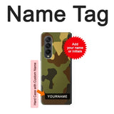Samsung Galaxy Fold3 5G Hard Case Camo Camouflage Graphic Printed with custom name
