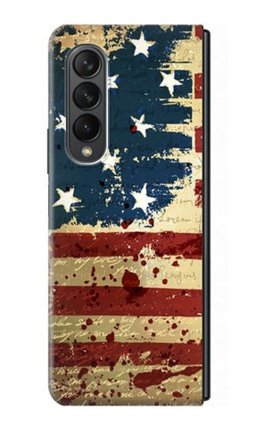 Samsung Galaxy Fold3 5G Hard Case Old American Flag