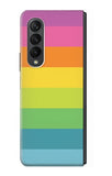 Samsung Galaxy Fold3 5G Hard Case Rainbow Pattern