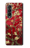 Samsung Galaxy Fold3 5G Hard Case Red Blossoming Almond Tree Van Gogh