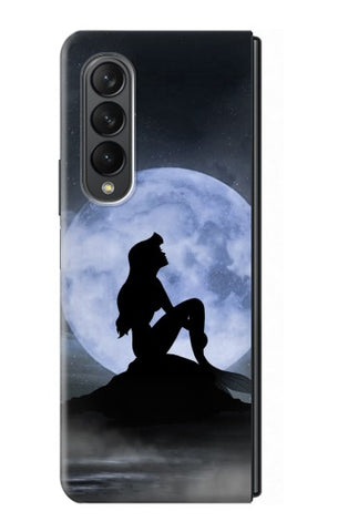 Samsung Galaxy Fold3 5G Hard Case Mermaid Moon Night