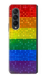 Samsung Galaxy Fold3 5G Hard Case Rainbow Gay LGBT Pride Flag