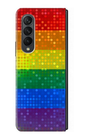 Samsung Galaxy Fold3 5G Hard Case Rainbow Gay LGBT Pride Flag