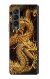 Samsung Galaxy Fold3 5G Hard Case Chinese Gold Dragon Printed