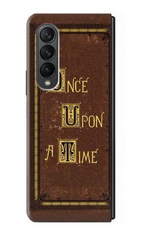 Samsung Galaxy Fold3 5G Hard Case Once Upon a Time Book Cover