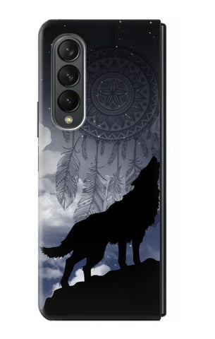 Samsung Galaxy Fold3 5G Hard Case Dream Catcher Wolf Howling