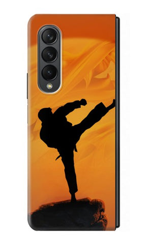 Samsung Galaxy Fold3 5G Hard Case Kung Fu Karate Fighter