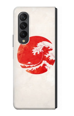 Samsung Galaxy Fold3 5G Hard Case Waves Japan Flag