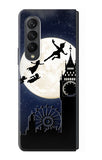 Samsung Galaxy Fold3 5G Hard Case Peter Pan Fly Fullmoon Night
