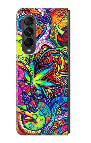 Samsung Galaxy Fold3 5G Hard Case Colorful Art Pattern