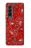 Samsung Galaxy Fold3 5G Hard Case Red Bandana