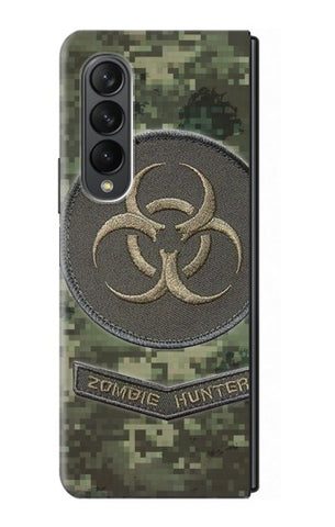 Samsung Galaxy Fold3 5G Hard Case Biohazard Zombie Hunter Graphic