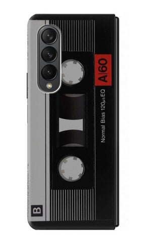 Samsung Galaxy Fold3 5G Hard Case Vintage Cassette Tape