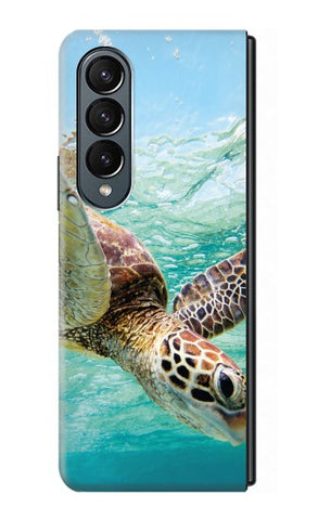Samsung Galaxy Fold4 Hard Case Ocean Sea Turtle
