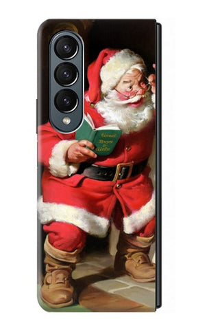 Samsung Galaxy Fold4 Hard Case Santa Claus Merry Xmas