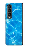 Samsung Galaxy Fold4 Hard Case Blue Water Swimming Pool