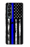 Samsung Galaxy Fold4 Hard Case Thin Blue Line USA