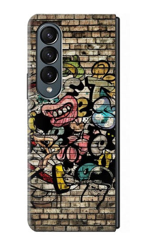 Samsung Galaxy Fold4 Hard Case Graffiti Wall