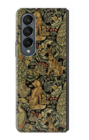 Samsung Galaxy Fold4 Hard Case William Morris Forest Velvet