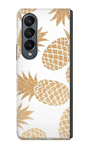 Samsung Galaxy Fold4 Hard Case Seamless Pineapple