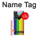 Samsung Galaxy Fold4 Hard Case Pride Flag LGBT with custom name