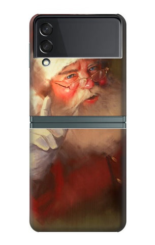 Samsung Galaxy Flip3 5G Hard Case Xmas Santa Claus