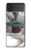 Samsung Galaxy Flip3 5G Hard Case Steam Train