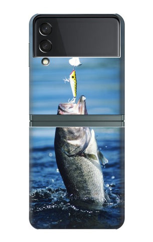 Samsung Galaxy Flip3 5G Hard Case Bass Fishing