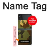 Samsung Galaxy Flip3 5G Hard Case Camo Camouflage Graphic Printed with custom name