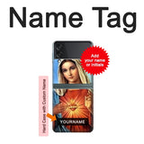 Samsung Galaxy Flip3 5G Hard Case The Virgin Mary Santa Maria with custom name