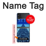 Samsung Galaxy Flip3 5G Hard Case Swimming Pool with custom name