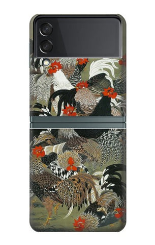 Samsung Galaxy Flip3 5G Hard Case Ito Jakuchu Rooster