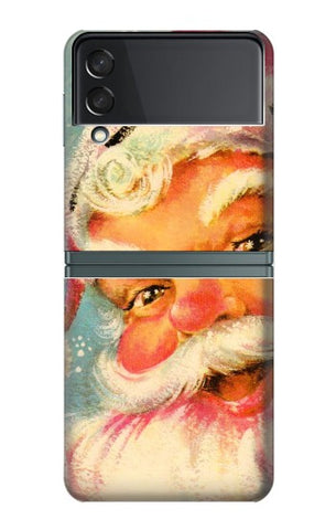 Samsung Galaxy Flip3 5G Hard Case Christmas Vintage Santa