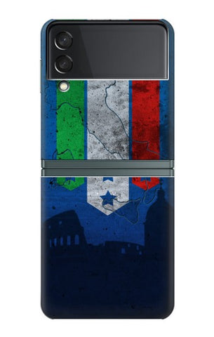 Samsung Galaxy Flip3 5G Hard Case Italy Football Flag