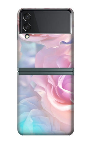 Samsung Galaxy Flip3 5G Hard Case Vintage Pastel Flowers