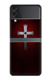 Samsung Galaxy Flip3 5G Hard Case Christian Cross