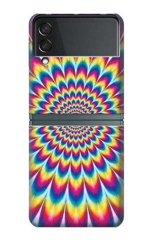 Samsung Galaxy Flip3 5G Hard Case Colorful Psychedelic