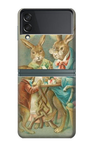 Samsung Galaxy Flip3 5G Hard Case Easter Rabbit Family