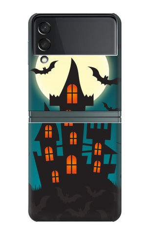 Samsung Galaxy Flip3 5G Hard Case Halloween Festival Castle